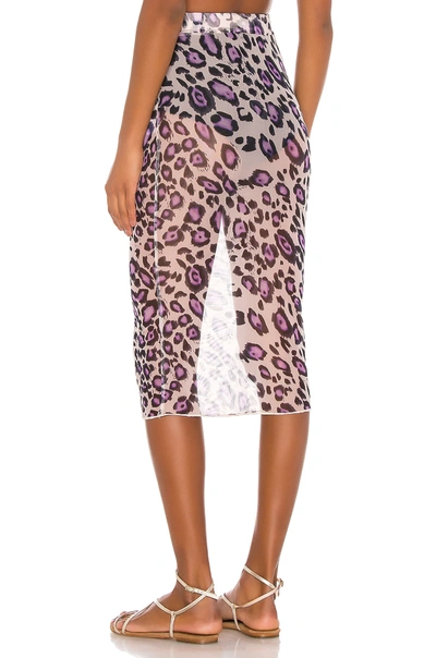Shop Superdown Aidan Midi Skirt In Leopard