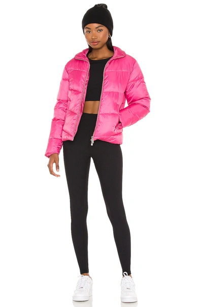 Shop Lovers & Friends Maggie Puffer Jacket In Pink