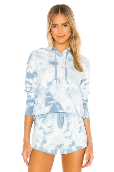 Shop Bobi Tie Dye Terry Sweatshirt In Blue