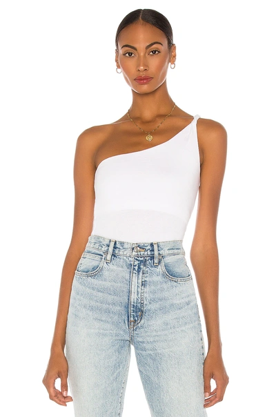 Shop Lovers & Friends Twisted One Shoulder Tank In White
