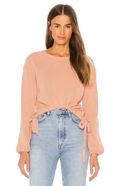 Shop Privacy Please Camilla Sweater In Sand Pink