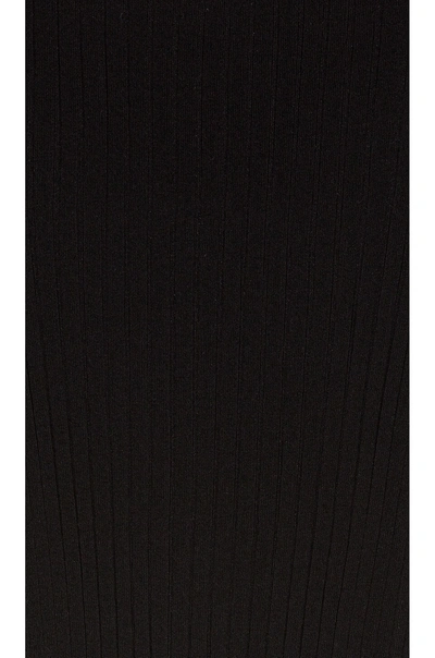 Shop Helmut Lang Rib Tank Dress In Black