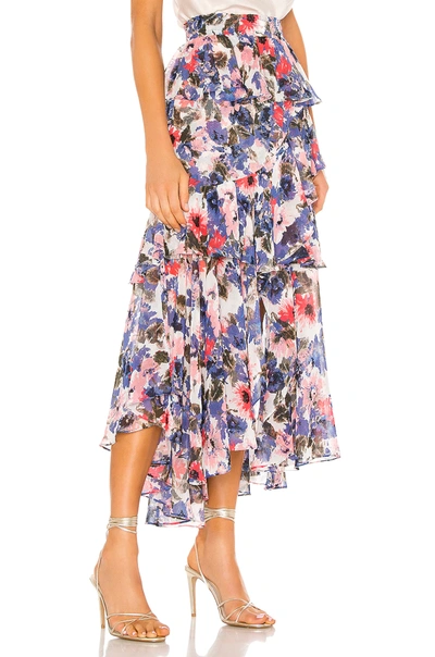 Shop Misa X Revolve Joseva Skirt In Tie Dye Floral