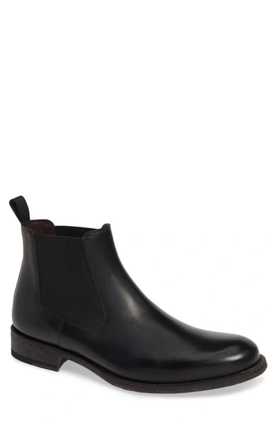 Shop Magnanni Saburo Water Resistant Chelsea Boot In Black Leather