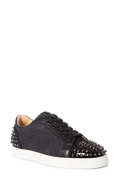 Shop Christian Louboutin Seavaste 2 Low Top Sneaker In Black/ Bk Gun