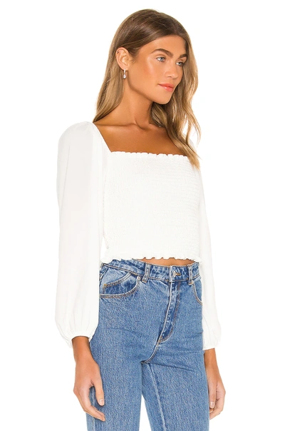 Show Me Your Mumu Mindy Top In White