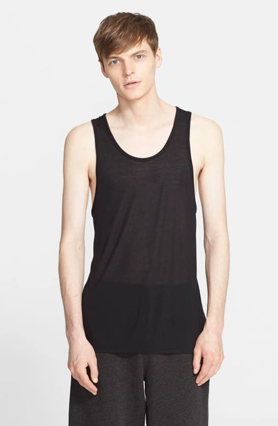 Shop Atm Anthony Thomas Melillo Lightweight Jersey Tank Top In Black