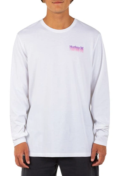 Shop Hurley Everyday Explore Long Sleeve Graphic Tee In White
