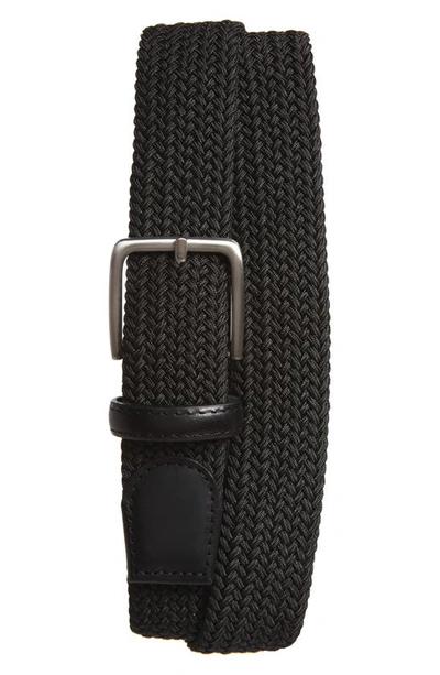 Shop Nordstrom Woven Belt In Black