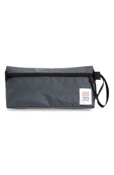 Shop Topo Designs Dopp Kit In Charcoal/ Charcoal