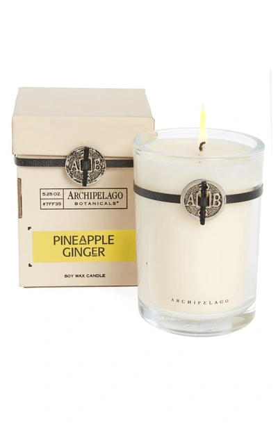 Shop Archipelago Botanicals Signature Soy Wax Candle In Pineapple