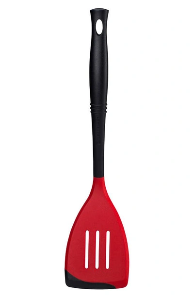 Shop Le Creuset Slotted Turner In Cherry