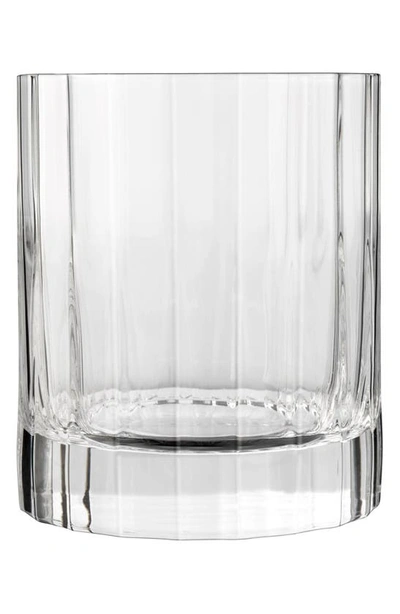 Luigi Bormioli Bach Set Of 4 Double Old Fashioned Glasses In Clear