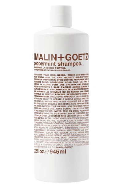 Shop Malin + Goetz Jumbo Peppermint Shampoo $75 Value