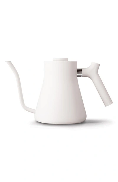 Shop Fellow Stagg Stovetop Pour Over Tea Kettle In Matte White