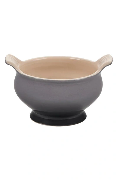 Shop Le Creuset Heritage Soup Bowl In Oyster