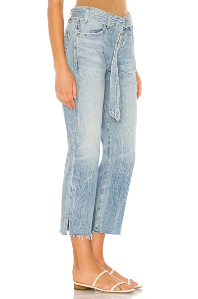Shop Citizens Of Humanity Belted Emery High Rise Relaxed Crop. In Hopscotch