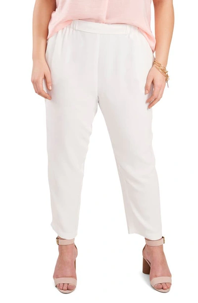 Shop Vince Camuto Luxe Pull-on Pants In New Ivory