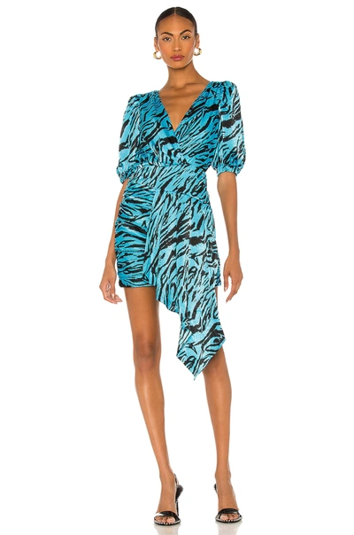 Shop Ronny Kobo Monica Dress In Ombre Tiger