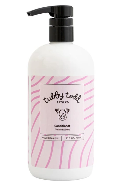 Shop Tubby Todd Bath Co. Hair Conditioner In Fresh Raspberry