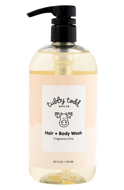 Shop Tubby Todd Bath Co. Hair + Body Wash In Fragrance-free