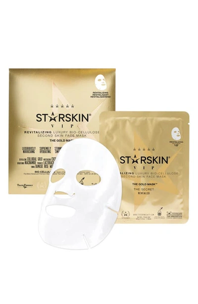 Shop Starskin The Gold Mask Vip Revitalizing Luxury Bio-cellulose Second Skin Face Mask