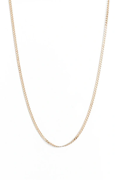 Shop Argento Vivo Chainlink Necklace In Gold