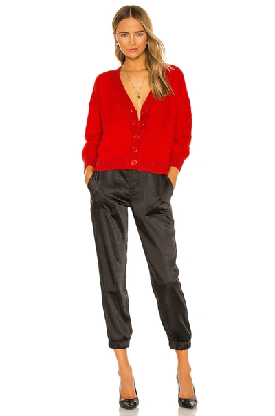 Shop Sanctuary Super Soft Crop Cardi In Punk Red