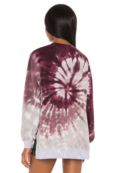 Shop Electric & Rose Neil Sweatshirt In Thunder Viola Wave Wash