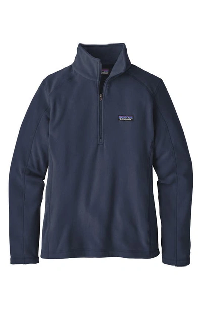 Shop Patagonia Micro D Quarter-zip Fleece Pullover In Nena