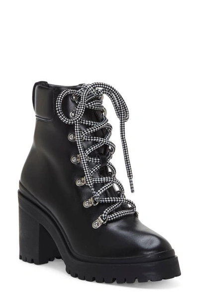 Shop Rebecca Minkoff Maihlo Combat Boot In Black Leather