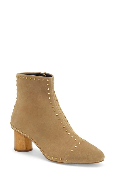 Shop Rebecca Minkoff Amaira Bootie In Military Suede