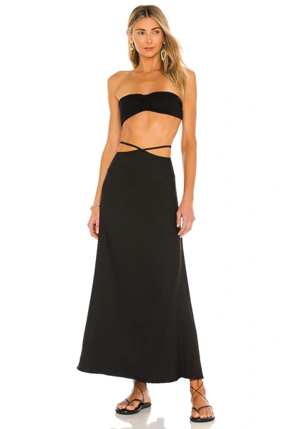 Shop Agua Bendita X Revolve Opal Skirt In Black