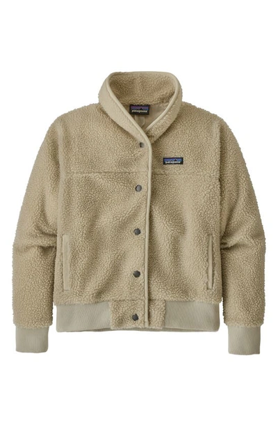 Shop Patagonia Retro-x Fleece Jacket In Pelican