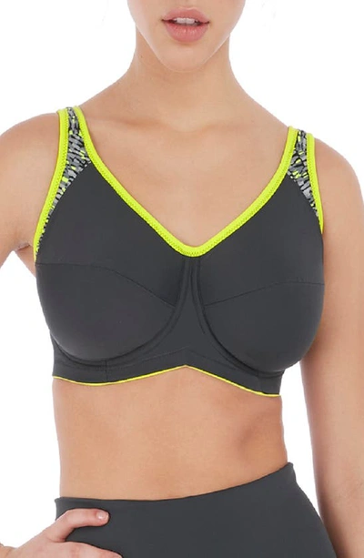 Shop Freya Core Underwire Sports Bra In Lime Twist