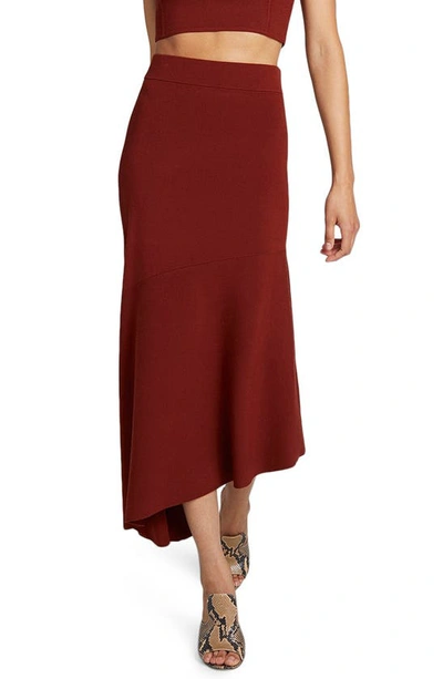 Shop A.l.c Jasper Asymmetrical Skirt In Sumac