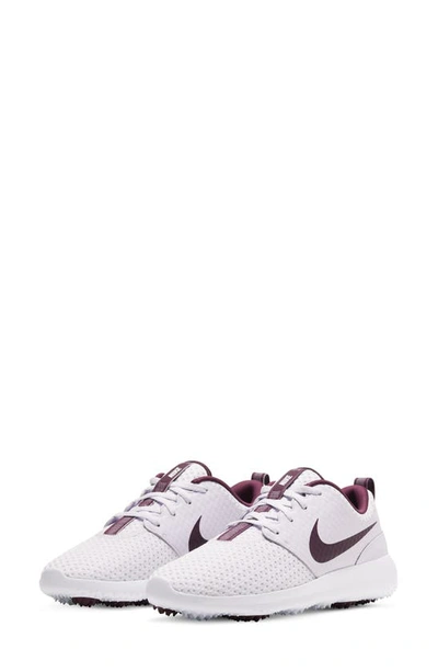 Shop Nike Roshe G Golf Shoe In Barely Grape/ White/ Red