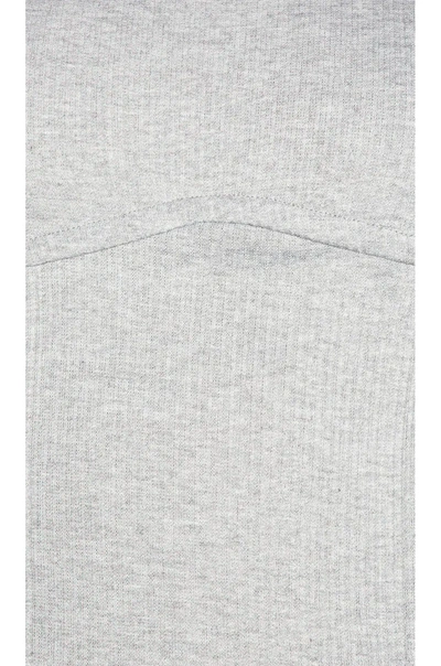 Shop Lovers & Friends Sunny Ribbed Tee In Heather Grey
