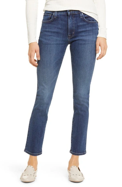 Shop Edwin Demi Mid Rise Ankle Slim Jeans In Tempest