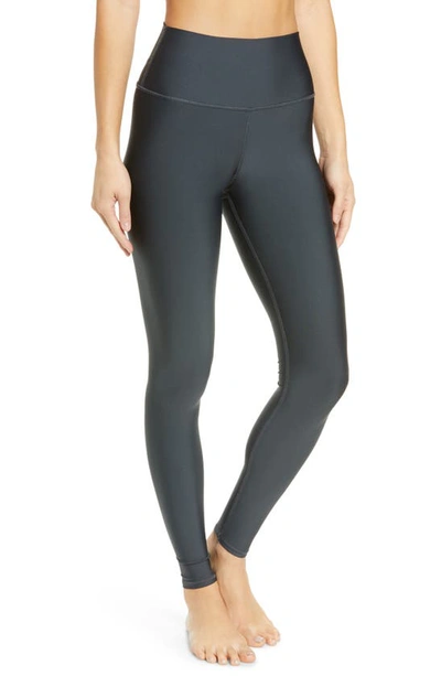 Shop Alo Yoga Airlift High Waist Leggings In Anthracite