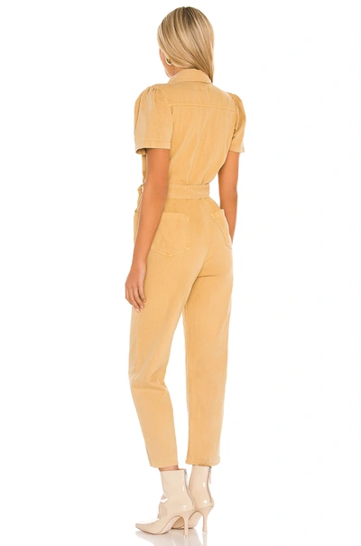 Shop Boyish The Vincent Jumpsuit In Gold Rush