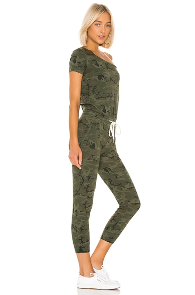 Shop N:philanthropy Britton Jumpsuit In Moss Multi Camo