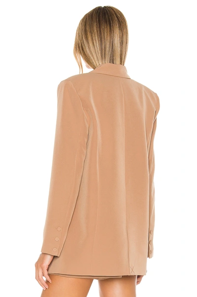 Shop Camila Coelho Morena Blazer In Nude Toffee