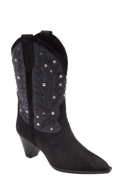 Shop Isabel Marant Luliette Western Boot In Black