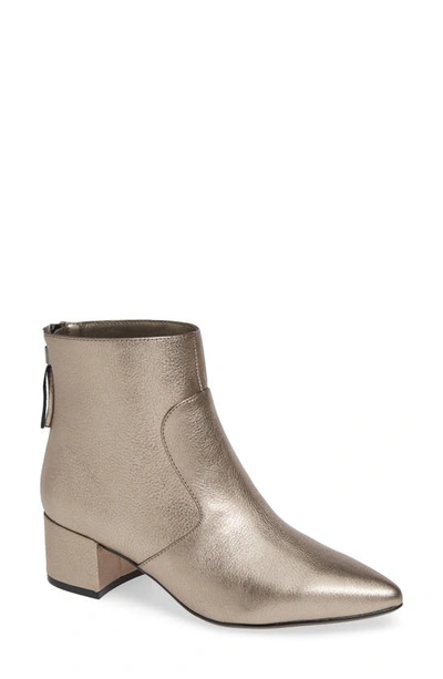 Shop Karl Lagerfeld Maude Boot In Gunmetal Leather