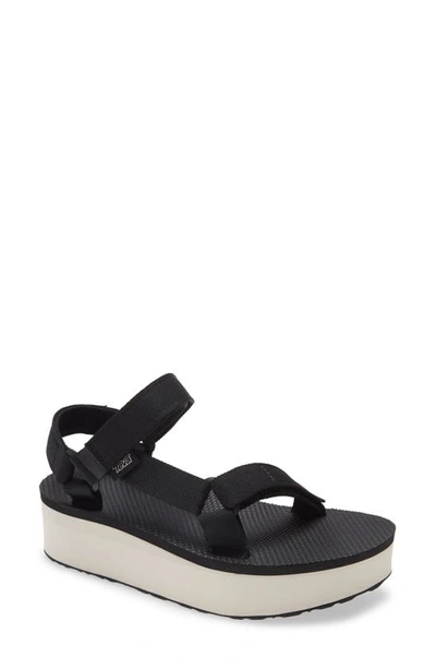 Shop Teva 'universal' Sandal In Black/ Tan Fabric