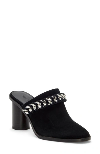 Shop Rebecca Minkoff Galiyah Chain Mule In Black Suede