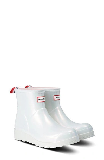 Shop Hunter Original Short Nebula Play Rain Boot In Silver