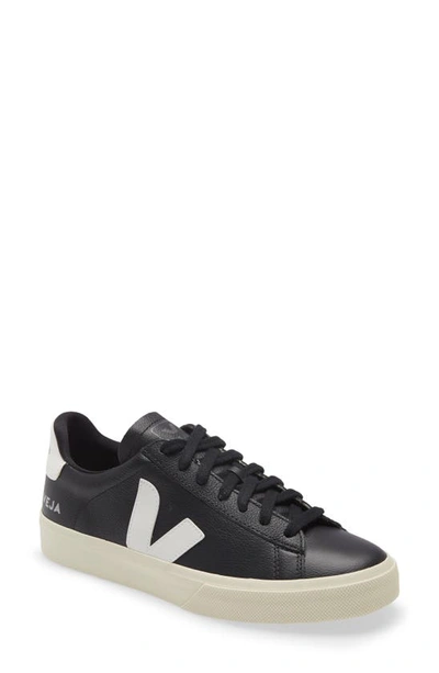 Shop Veja Campo Sneaker In Black/ White