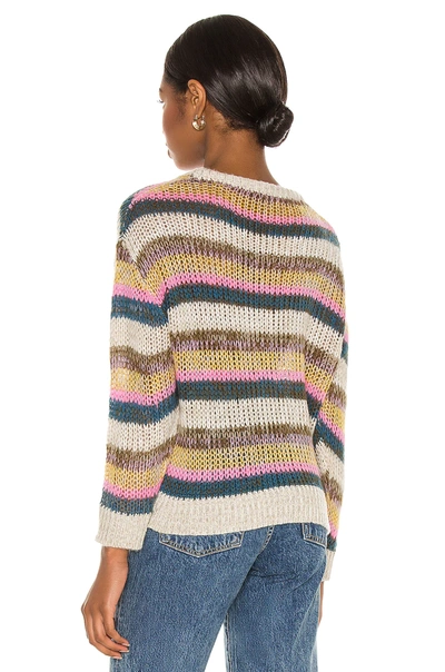 Shop Indah Josie V Neck Crop Sweater In Eos